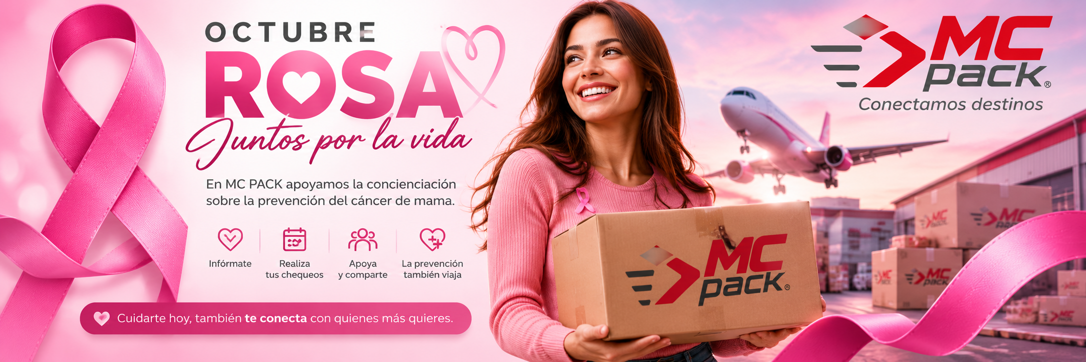 Octubre Rosa 2026: juntos por la vida, MC PACK
